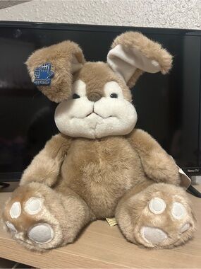 Vintage Applause Touch of Spring Bunny Rabbit Plush Stuffed Animal